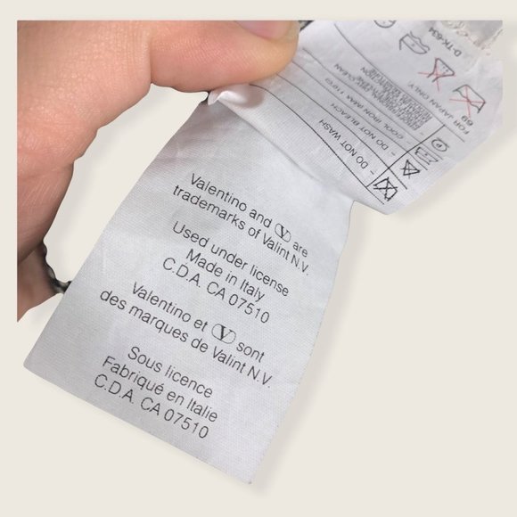 Vintage 90s Valentino Miss V Grey Lana Wool Skirt Size 6 - Picture 8 of 12